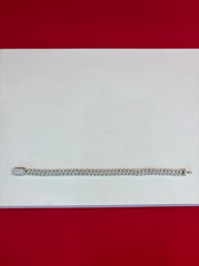 Men Silver Icedout Bracelet (MB131)