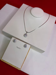 Pure Silver Pendant Set (WN142)