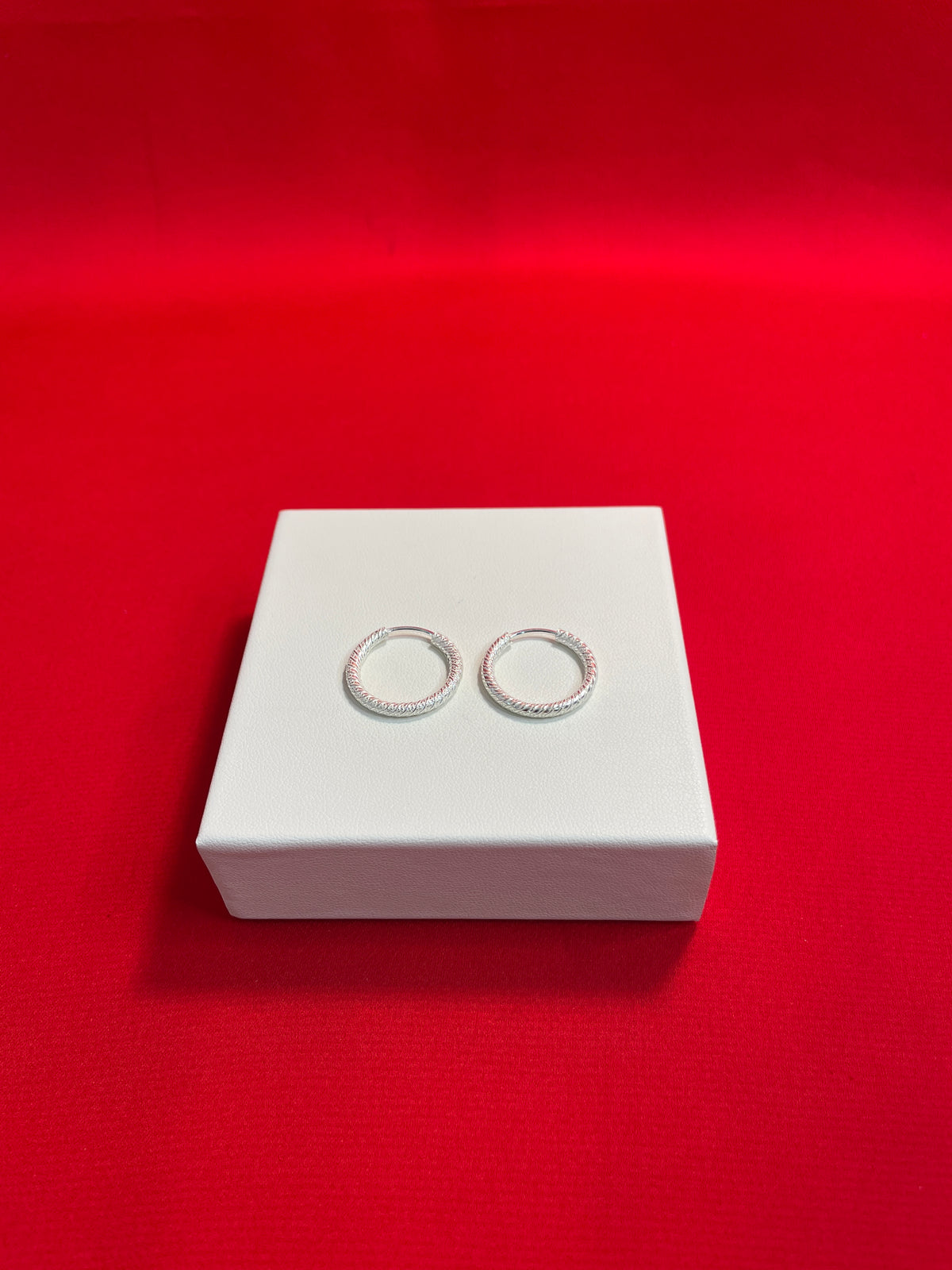 Pure Silver hoops(Waaliya)