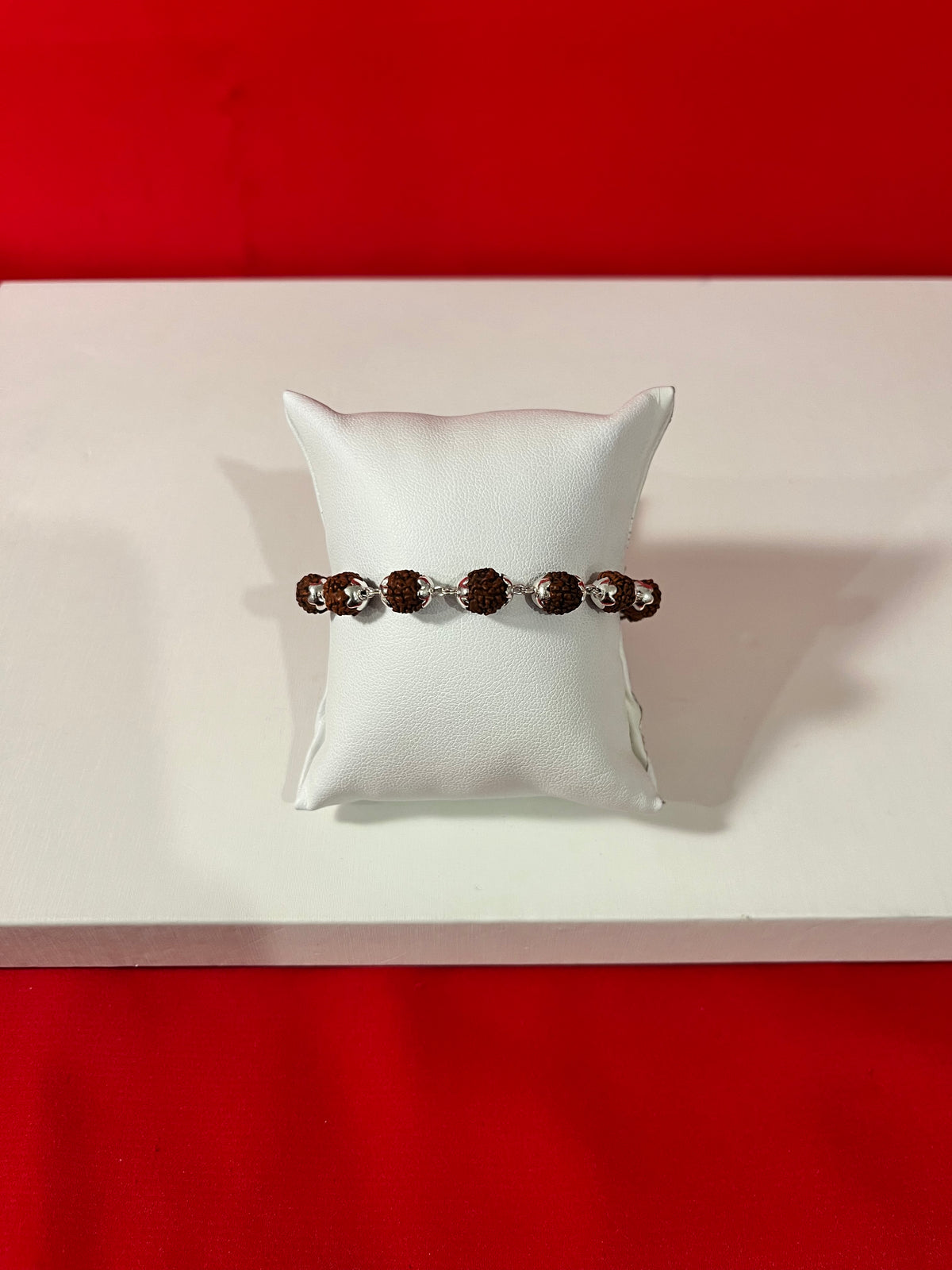 Pure Silver Rudhraksh Bracelet (Mb43)