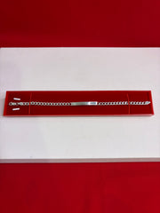 Pure Silver Rakhi Name Engraving Bracelet (NB10)