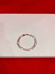 Men Pure Silver Cuban Bracelet Mb20