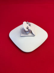 Pure Silver Hoops Earrings (HE89)