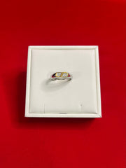 Men Silver Ring (Size 10.5) MR113