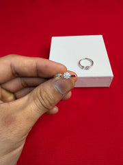 Pure Silver Toe Rings Pair (TR9)