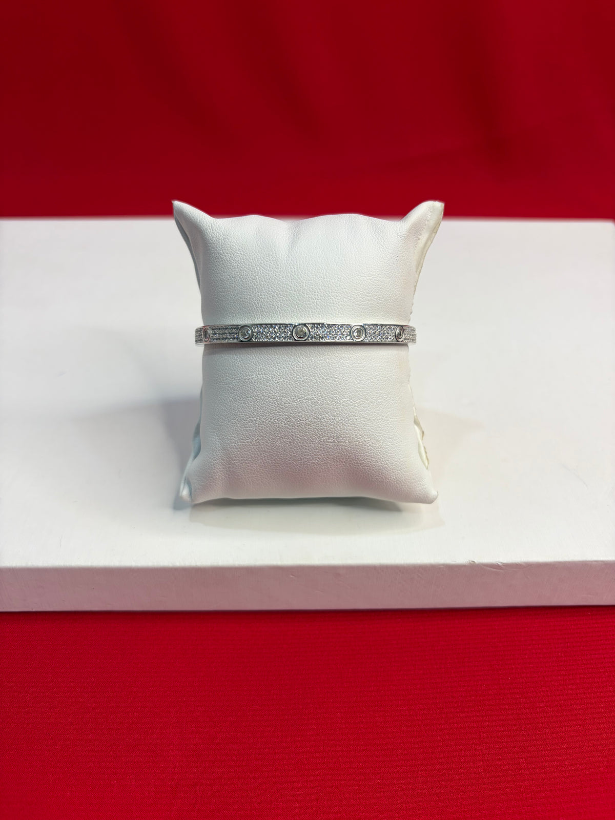 Women’s Pure Silver Bangle Bracelet (SB140)