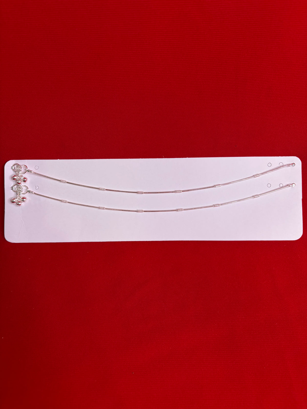 Pure Silver Anklets (WA130)