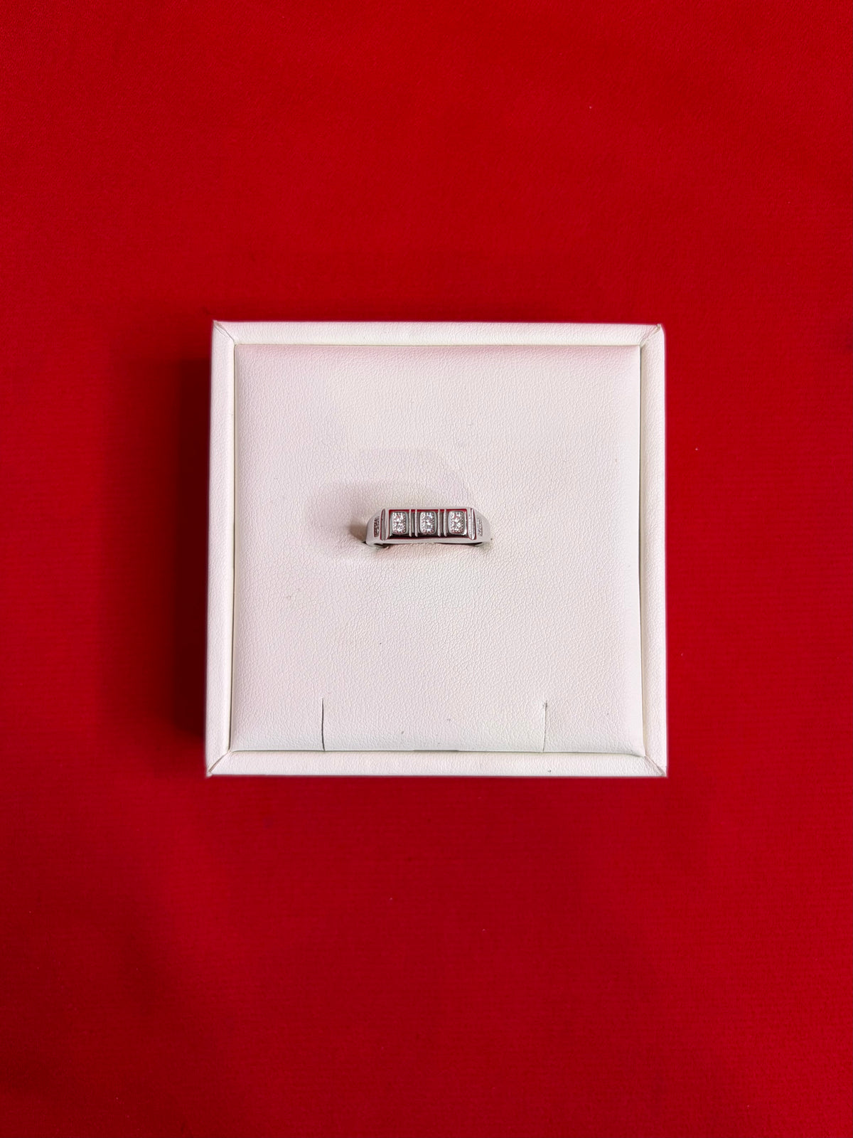 Men Silver Ring (Size 8.5) MR185