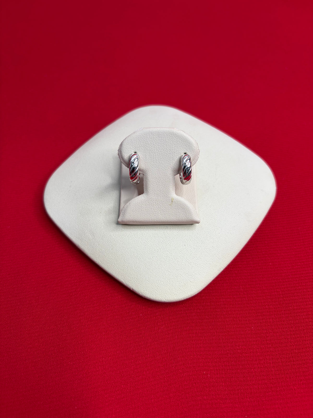 Pure Silver Hoops Earrings (HE96)