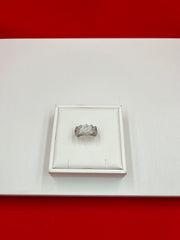 Silver Iced Band size 12