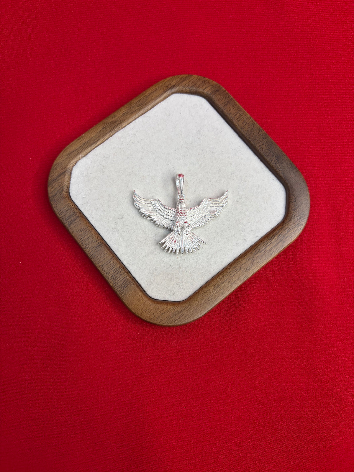 Pure Silver Eagle Pendant (SP77)