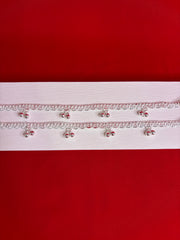 Pure Silver Anklets (9 Inch) (KA123)