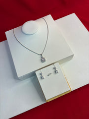 Pure Silver Pendant Set (WN217)