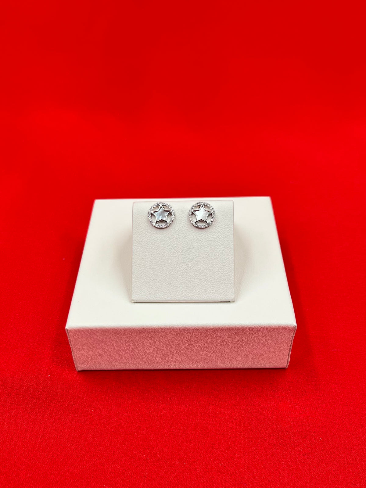 Pure Silver Star Earrings