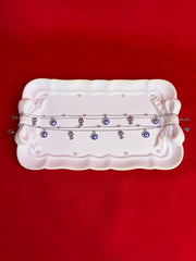 Pure Italian Silver Anklets (WA89)