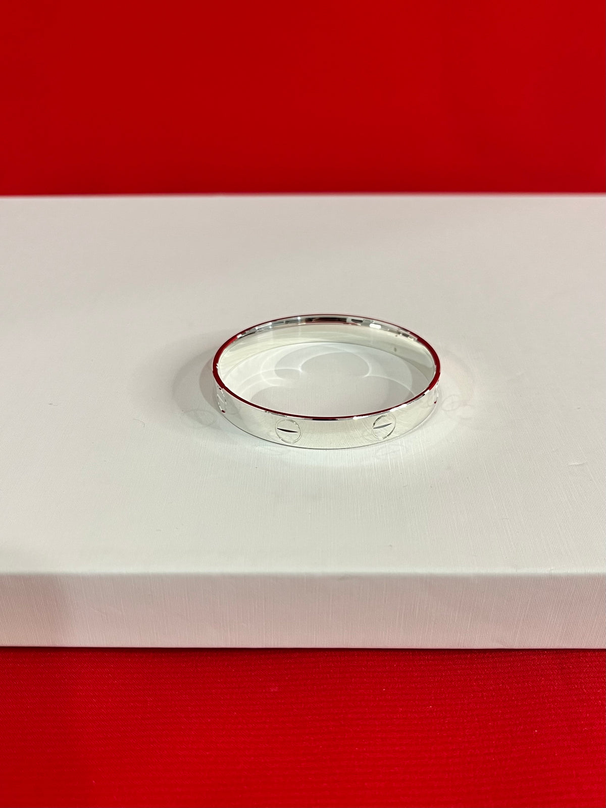 Pure Silver Kada Cartier design (2.1)