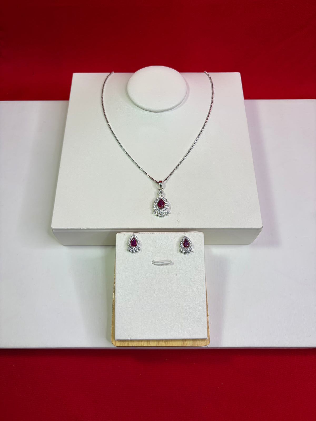 Pure Silver Pendant Set (WN162)