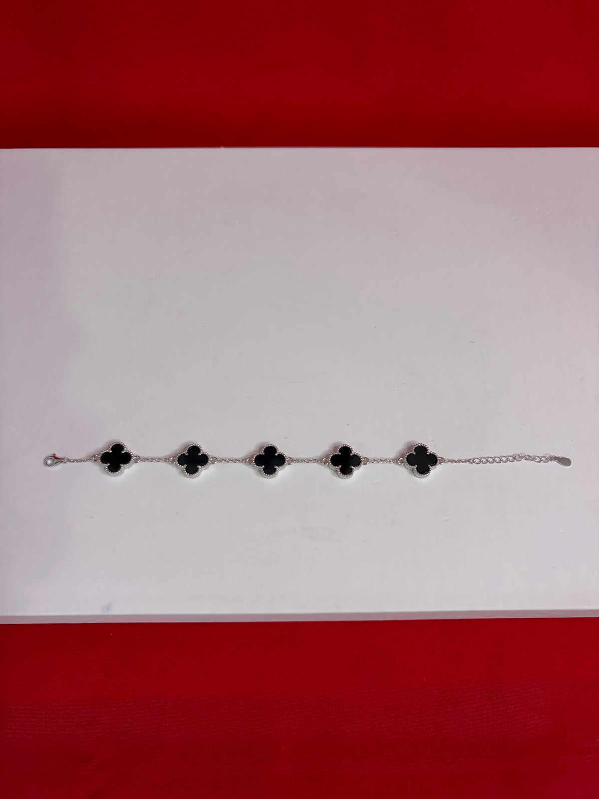 Pure Silver 5 Clover Bracelet
