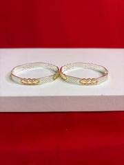 Pure Silver Bangle Pair 2.6 (SB92)