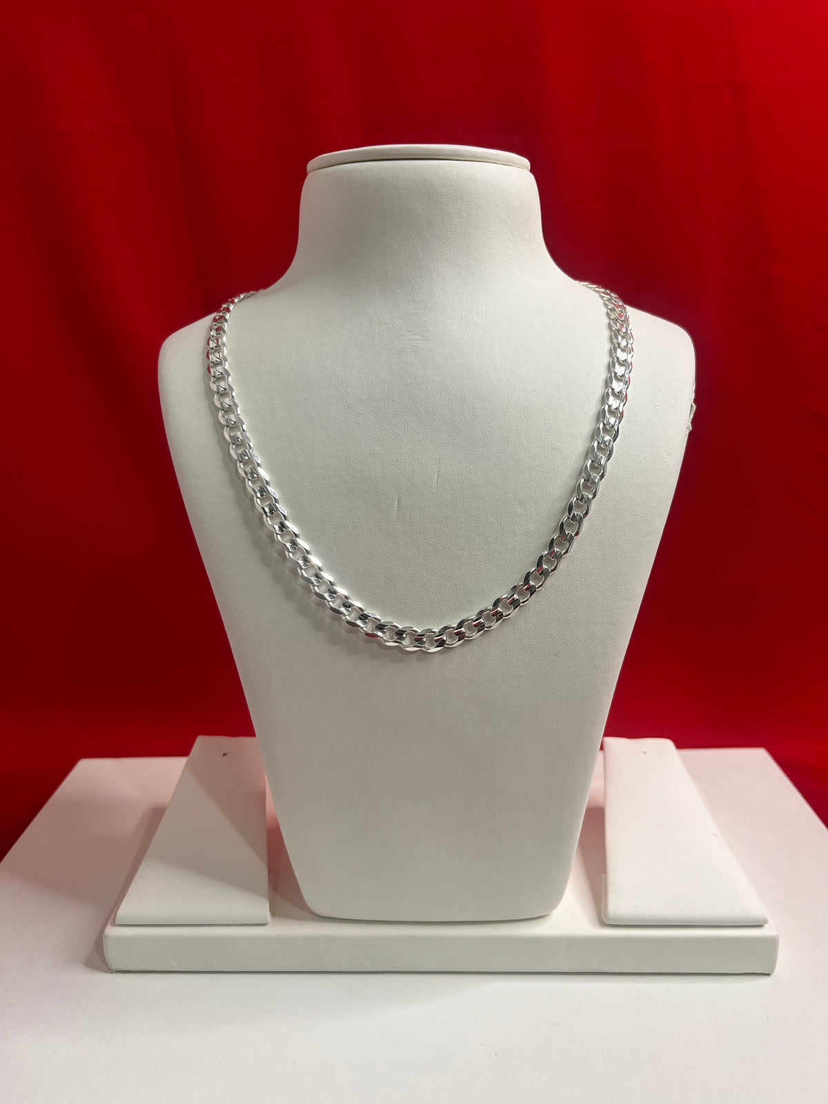 Cuban Pure Silver Chain 20” Sc55
