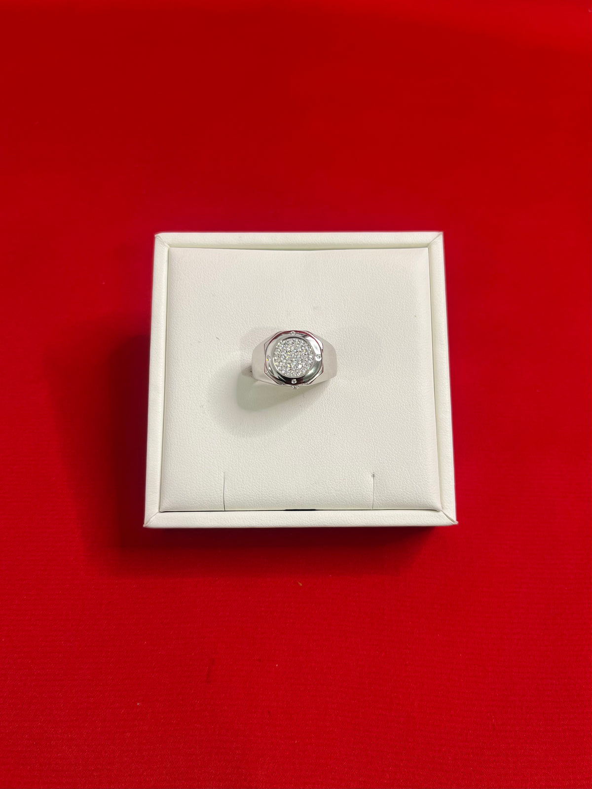 Men Silver Ring (Size 9) MR40