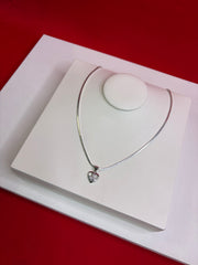 Pure Silver Pendant Necklace (WN119)