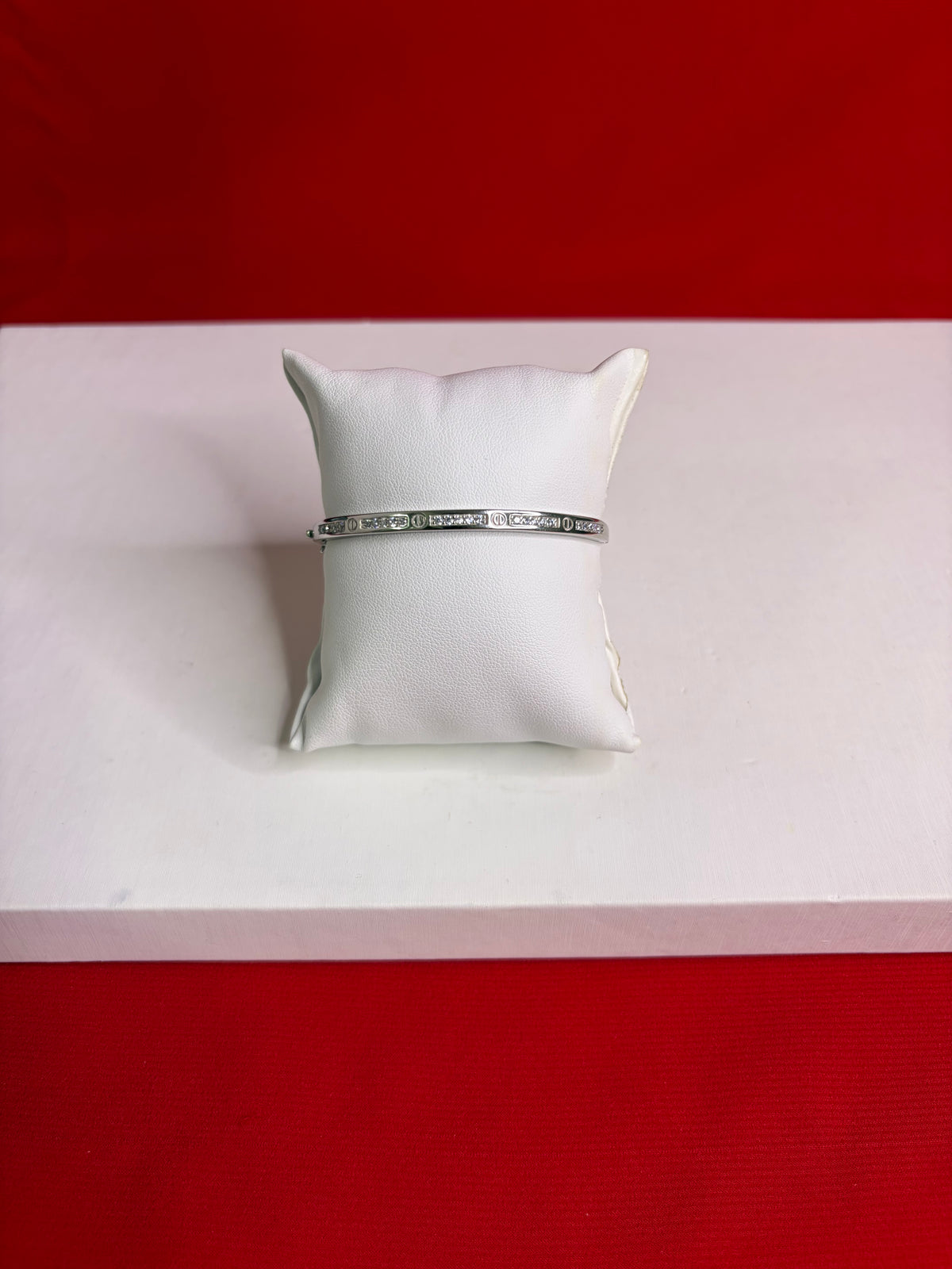 Women’s Pure Silver Bangle Bracelet (SB102)