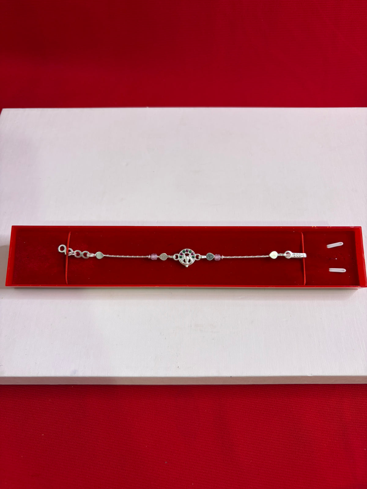 Kids Pure Silver Rakhi Bracelet (KSR13)