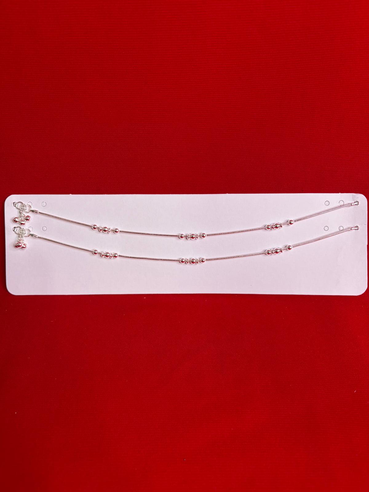 Pure Silver Anklets (WA132)