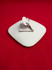 Pure Silver Hoops Earrings (HE102B)
