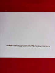 Men Pure Silver Bracelet (MB99)