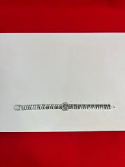Men Silver OM Icedout Bracelet (MB158)
