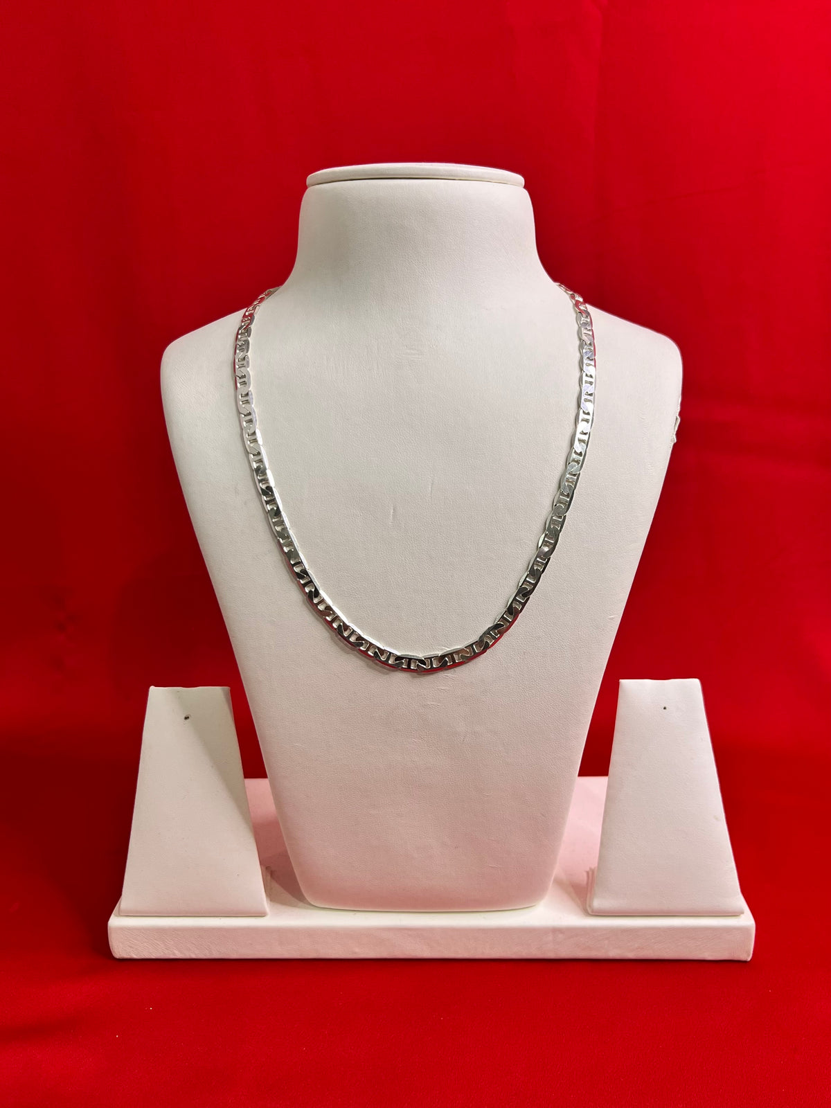 Nawabi Sleek-Diamond-Cut Flat Chain 20” Sc25