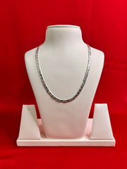Nawabi Sleek-Diamond-Cut Flat Chain 20” Sc25