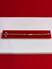 Pure Silver Rakhi Name Engraving Bracelet (NB23)