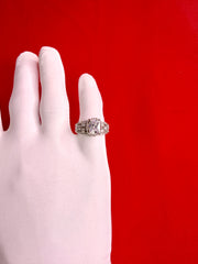 Pure Silver Women’s Cocktail Ring (Size 6) WR253