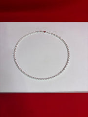 Rope Pure Silver Chain 20” (SC120)