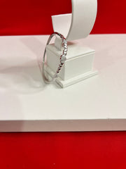 Fancy Pure Italian Silver Bangle 2.15