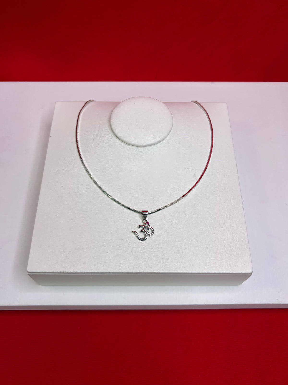 Pure Silver OM Pendant (WN127)