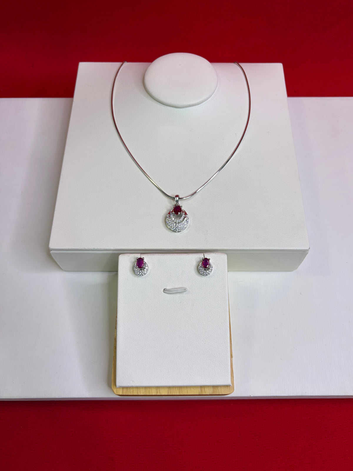 Pure Silver Pendant Set (WN140)