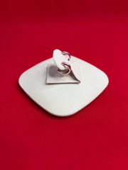 Pure Silver Hoops Earrings (HE115)