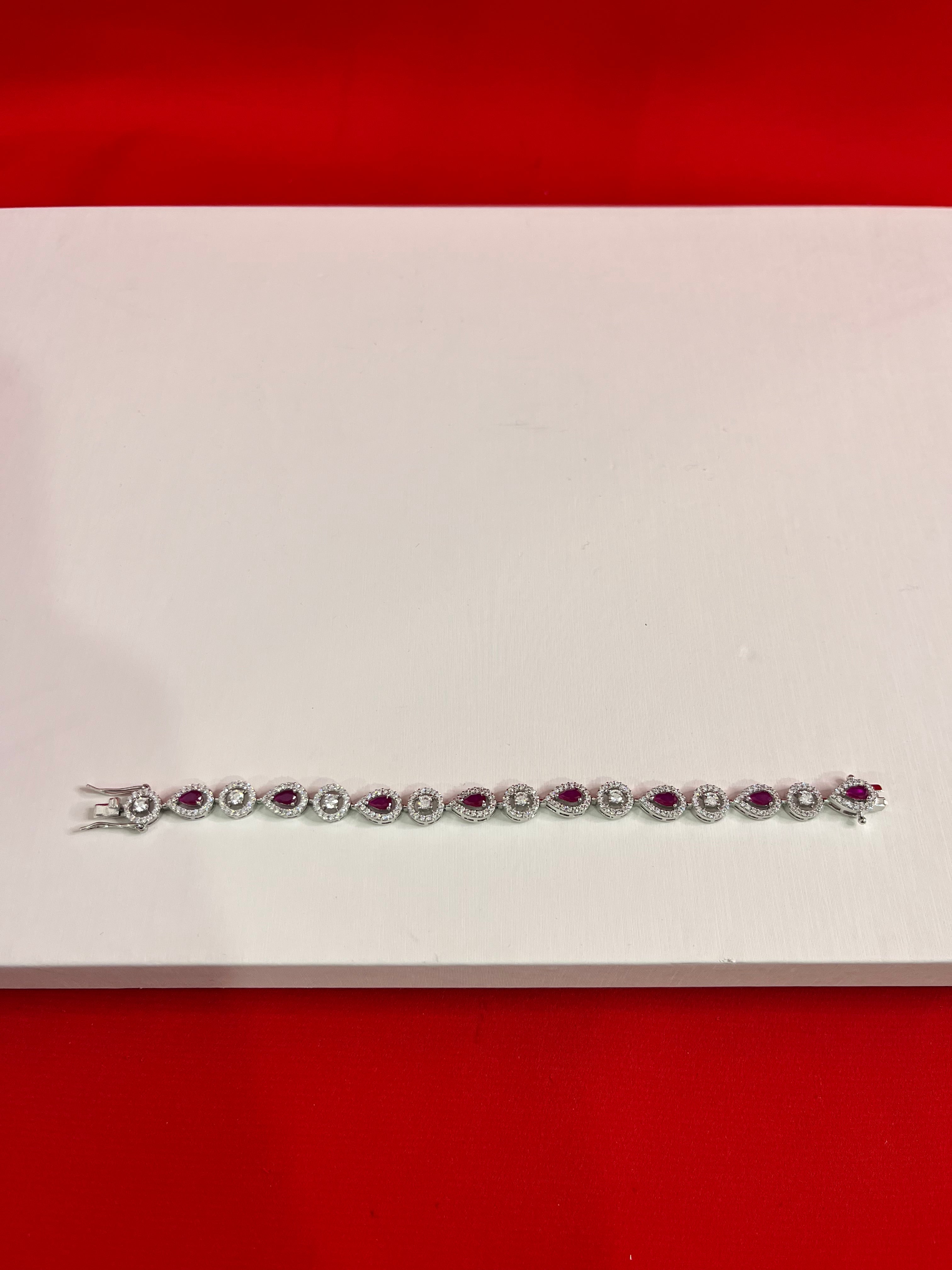 Fancy Pure Italian Silver Bracelet