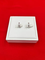 Single line Silver bali (hoops)