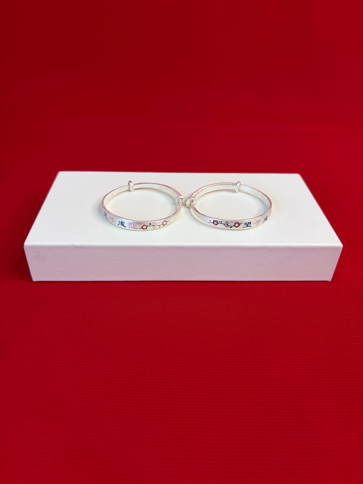 Pure Silver Adjustable Kangan Bracelet (KS29)