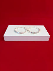 Pure Silver Adjustable Kangan Bracelet (KS29)