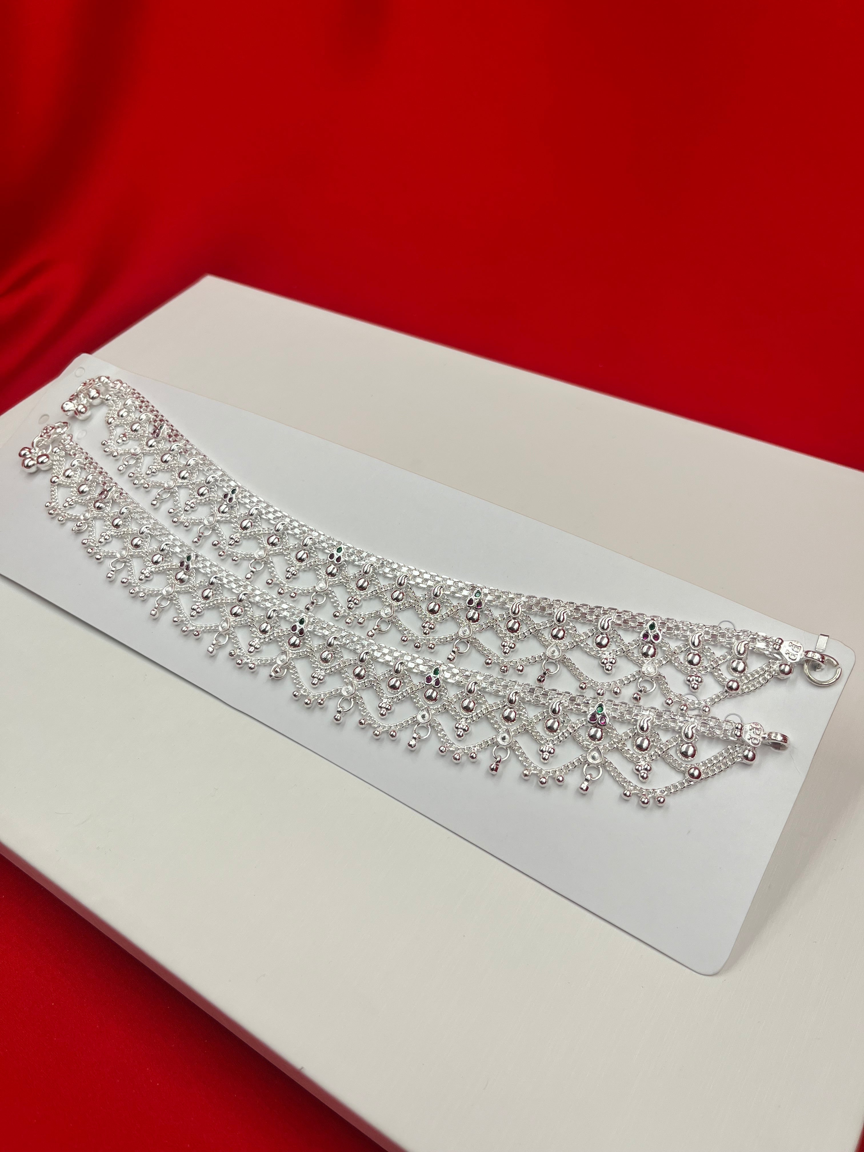 Pure Silver Anklets