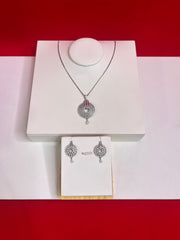 Pure Silver Pendant Set (WN91)