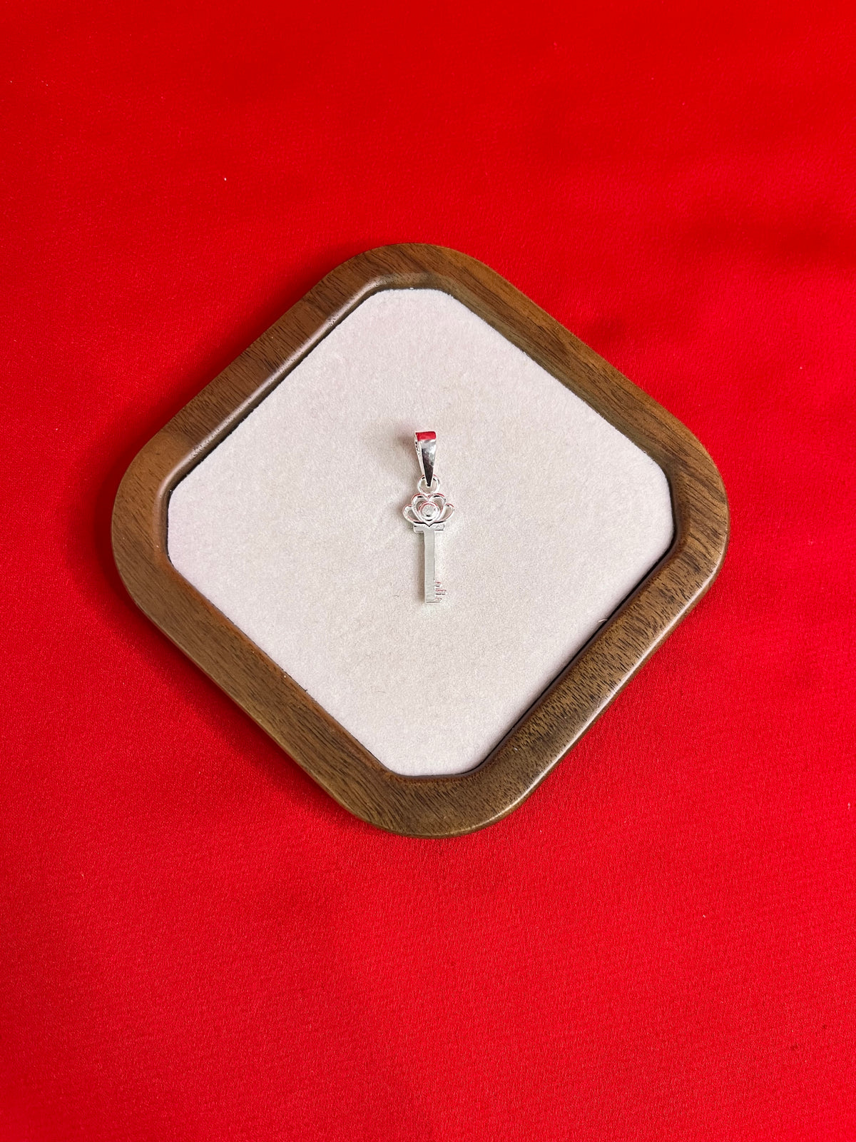 Pure Silver Key Pendant