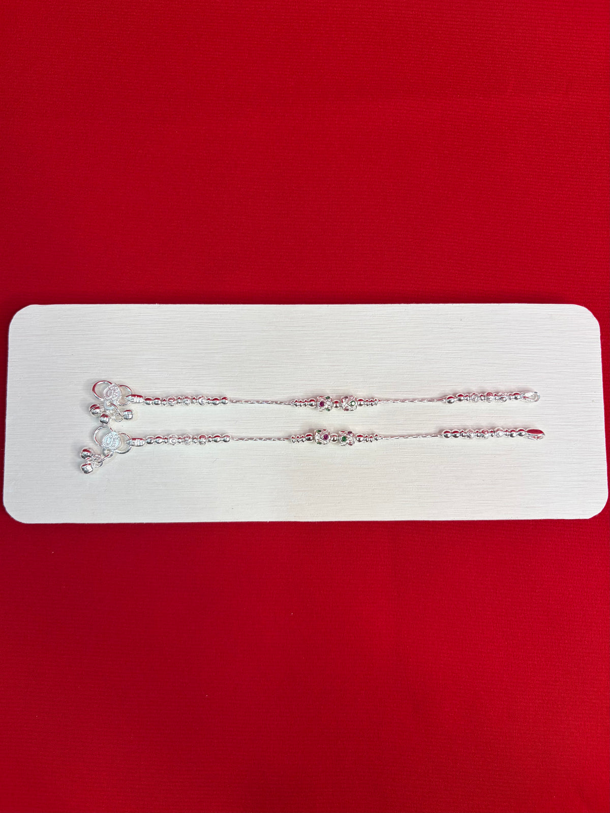 Pure Silver Kids Anklets (6.5 Inch) (KA133)