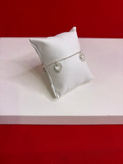 Pure Silver Charm Bracelet (WB124)